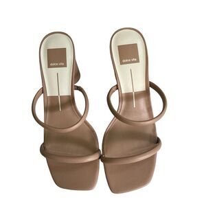 NWOB 8W Dolce Vita strappy block heel square toe sandals size 8 wide